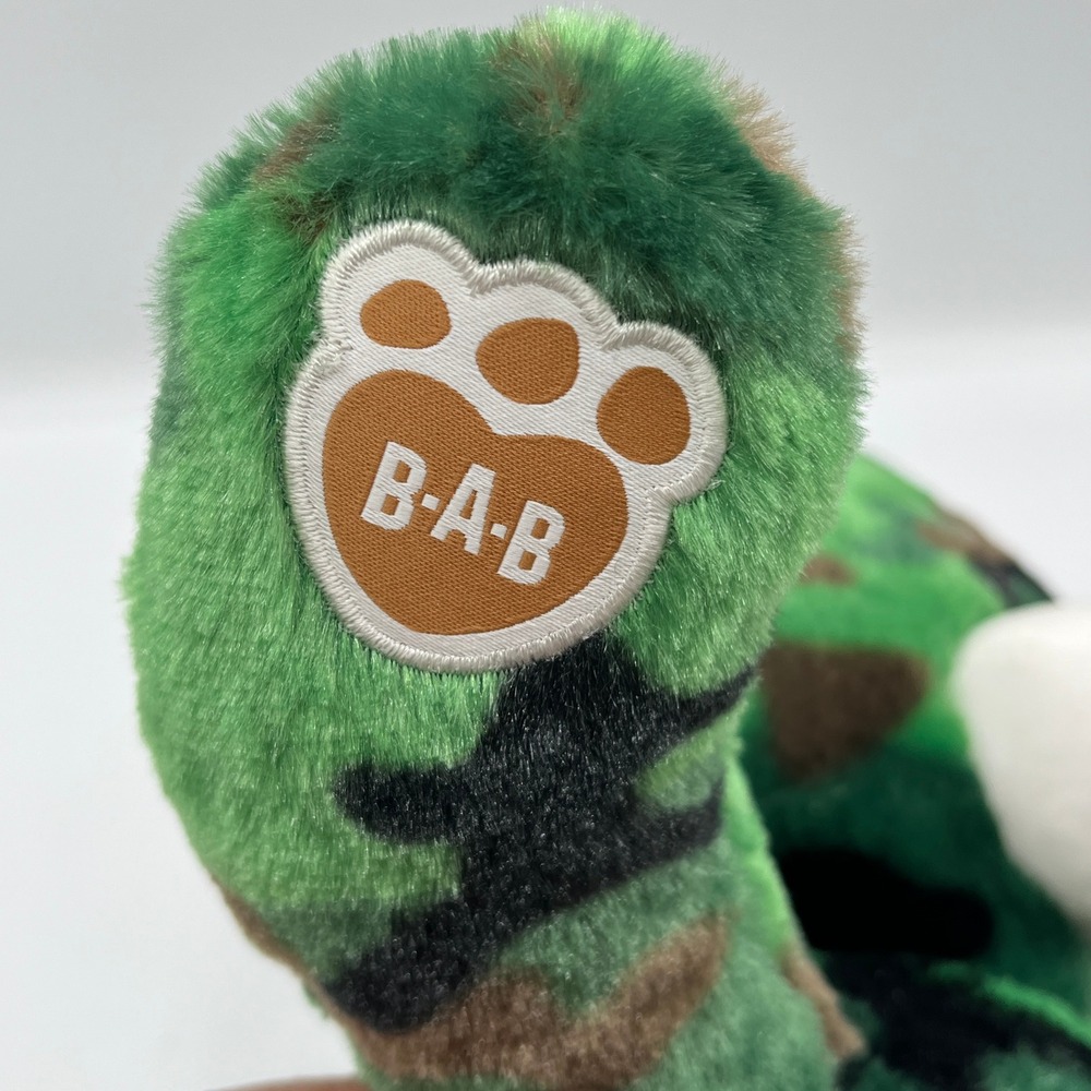 Build-A-Bear Workshop Camouflage Military Bear Stuffed Animal Plush 16" READ - Picture 2 of 6